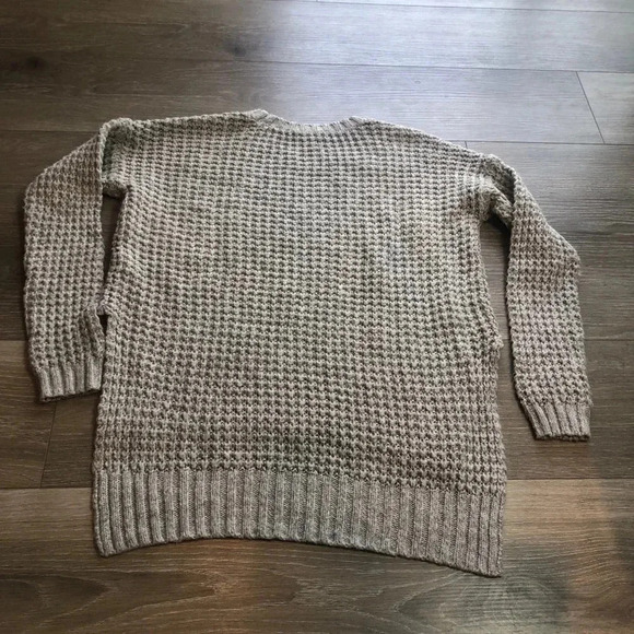 BCBGENERATION Heather Grey Knit Chunky Sweater Womens Size XS - Picture 9 of 9